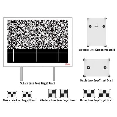 AULLDWTARGET2 image(0) - Autel ADAS Lane Departure Package 2 : Expansion Set of Targets for LDW Calibration