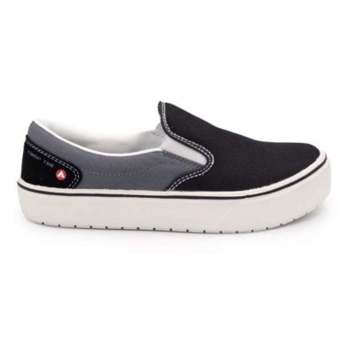 FSIAW7003-11EE image(0) - Airwalk AIRWALK - VENICE - Men's Canvas Slip On - CT|EH|SF|SR - Black / Castle Rock - Size: 11 - 2E - (Extra Wide)