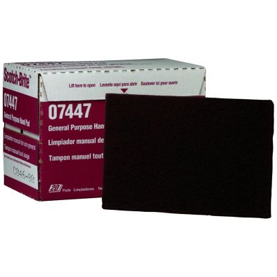 MMM7447 image(0) - 3M PAD SCOTCH BRITE MAROON GEN PURPOSE 20PK