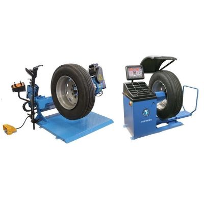 ATETTCWB-COMBO2 image(0) - Atlas Equipment TC305A Tire Changer+WBT210 Wheel Balancer Combo (WILL CALL)