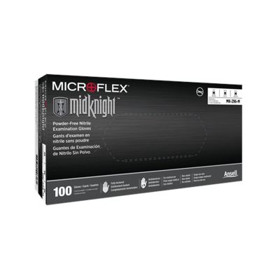 MFXMK296-M-CASE image(0) - Black Nitrile Powder Free Gloves