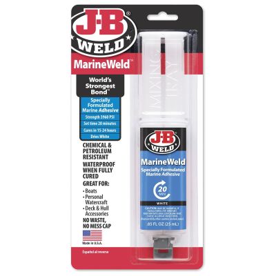 JBW50172 image(0) - J B Weld J-B Weld 50172 MarineWeld Epoxy Syringe - 25 ml.