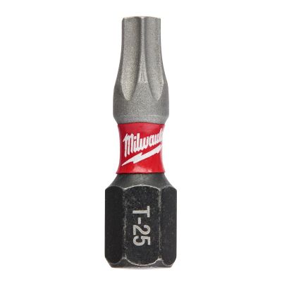 MLW48-32-4736 image(0) - Milwaukee Tool SHOCKWAVE INSERT BIT TORX T25 - BULK (25)