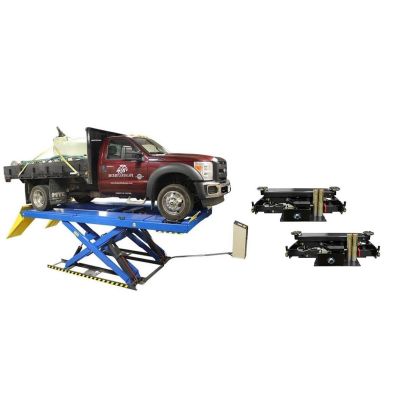 ATEATPK-PX16ACF-COMBO image(0) - Atlas Equipment PX16A Scissor Alignment Lift and RJ8 Rolling Jacks Combo (WILL CALL)