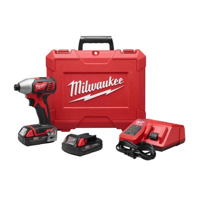 MLW2656-22CT image(0) - Milwaukee Tool M18 1/4" HEX Impact Driver CP Kit