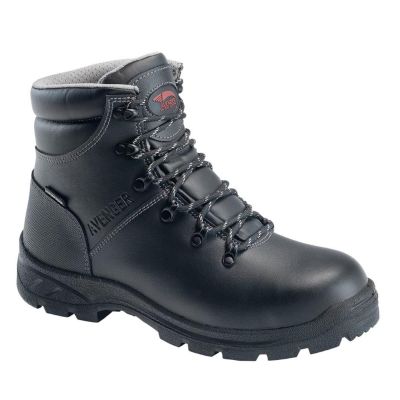 FSIA8624-9W image(0) - Avenger Work Boots Builder Series - Men's Boots - Soft Toe - EH|SR - Black/Black - Size: 9W