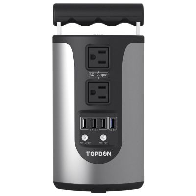 TOPH200 image(0) - Topdon Hurricano200 - 130Wh Lithium Power Station with 36000mah w/Flashlight