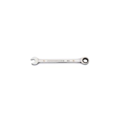 KDT86915 image(0) - GearWrench 15mm 90-Tooth 12 Point Ratcheting Combination Wrench