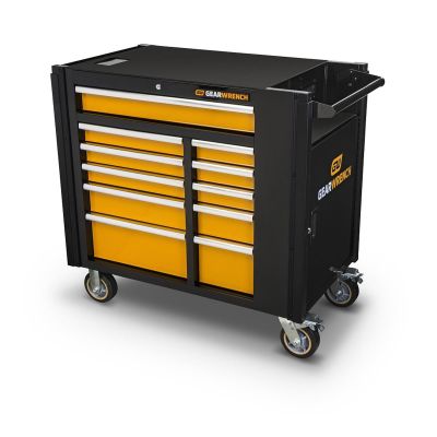 KDT83169 image(0) - GearWrench 42 Inch 11 Drawer Black & Orange Mobile Work Station