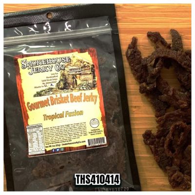 THS700425-410414 image(0) - Smokehouse Jerky Tropic Fusion (Mango-Pineapple) Beef Jerky 3  Ounce - Beef Jerky