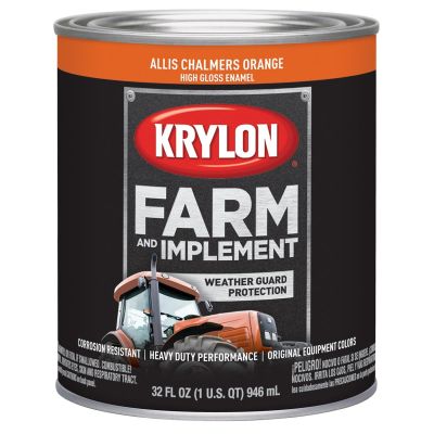 DUP2030 image(0) - Krylon FARM PAINTS; ALLIS CHALMERS ORANGE; 32 OZ. QUART;