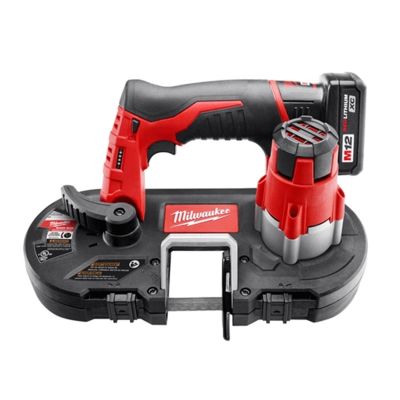 MLW2429-21XC image(0) - Milwaukee Tool M12 Cordless Sub-Compact Band Saw Kit