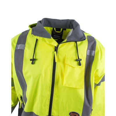 SRWV1130460U-XL image(0) - Pioneer Pioneer - Waterproof Bomber Jacket - Hi-Viz Yellow/Green - Size XL