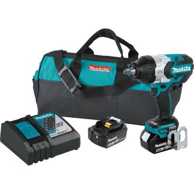 MAKXWT08T image(0) - Makita 18V High Torque 1/2" Sq. Impact Wrench Kit