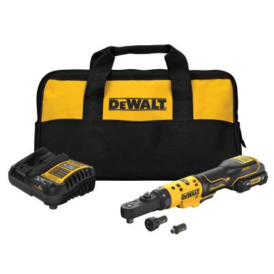 DWTDCF500GG1 image(0) - DeWalt XTREME 12V MAX* Brushless Cordless 3/8" and 1/4" Sealed Head Ratchet Kit