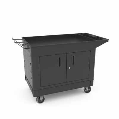 LUXXLC11C1 image(0) - Luxor Industrial Work Cart with Locking Cabinet