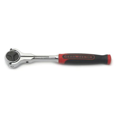 KDT81224 image(0) - GearWrench 1/4 Inch Drive 72-Tooth Dual Material Roto Ratchet 6-3/4 Inch