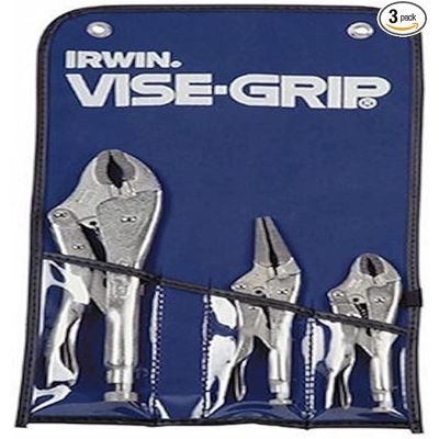 VGP73 image(0) - IRWIN PLIER LCKNG ORIGINAL 3PC KIT BAG SET