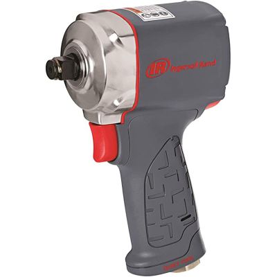 IRT36QMAX image(0) - Ingersoll Rand 1/2 Inch Ultra Compact Air Impact Wrench, Quiet, 640 ft-lb Torque, Friction Ring Retainer, Pistol Grip