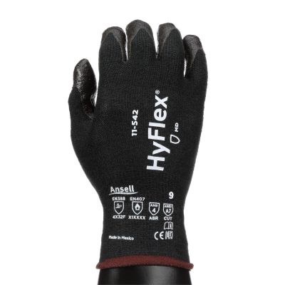 ASL11542090 image(0) - Ansell GLOVE HYFLEX 11-542 HIGH CUT SZ 9 12/PK