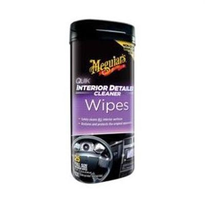 MEGG13600 image(0) - Meguiar's Automotive QUIK INTERIOR DETAILER WIPES