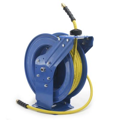 BLBOSRDA3850 image(0) - BluBird Air Hose Reel OS HD Dual-Arm Retractable 3/8" x 50