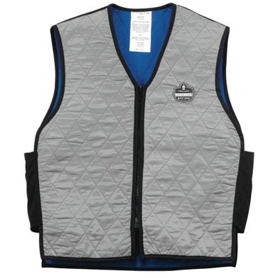 ERG12543 image(0) - Ergodyne 6665 M Gray Evap Cooling Vest