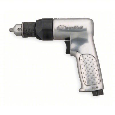 IRT7802A image(0) - Ingersoll Rand 3/8 Inch Keyed Chuck Air Drill, 2000 RPM, 0.5 HP, 44in-lb Torque, Pistol Grip