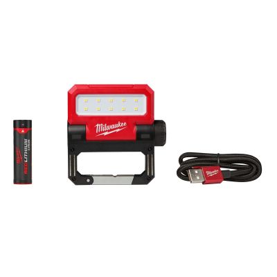 MLW2114-21 image(0) - Milwaukee Tool REDLITHIUM USB  ROVER Pivoting Flood Light