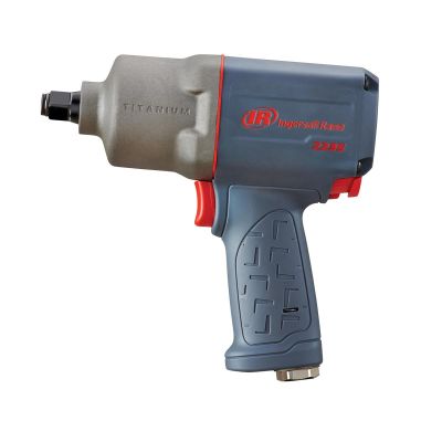 IRT2235TIMAX image(0) - Ingersoll Rand 1/2 Inch Air Impact Wrench, 1350 ft-lb Torque, Titanium Hammercase, Friction Ring Retainer, Pistol Grip