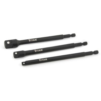 TIT55672 image(0) - Titan 3pc 6in Socket Adapter Set