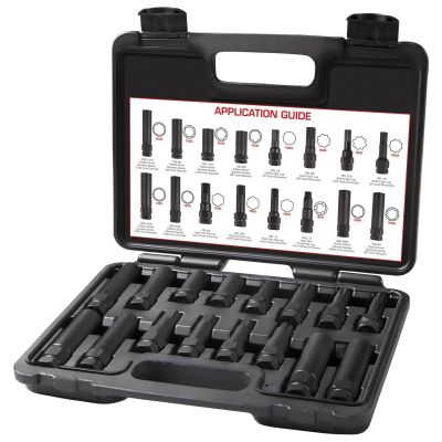 JSP78537 image(0) - J S Products (steelman) 16pc Locking Lug Master Key Set