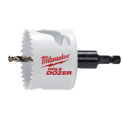 MLW49-56-9669 image(0) - Milwaukee Tool 2-1/2" Hole Dozer Bi-Metal Hole Saw with Arbor