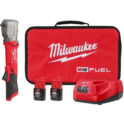 MLW2564-22 image(0) - Milwaukee Tool M12 FUEL  3/8" Right Angle Impact Wrench w/ Friction Ring Kit