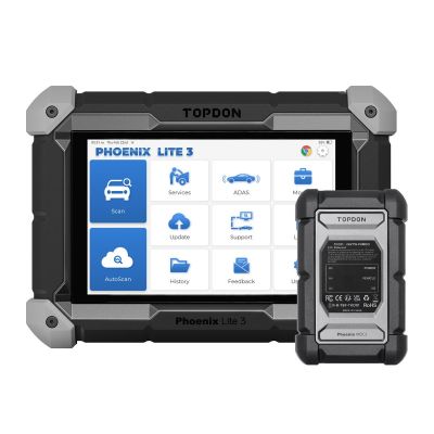 TOPPXLITE3 image(0) - Topdon Phoenix Lite 3 - 8" OE-Level Scan Tool, Serv Funcs, Bi-Directional Controls