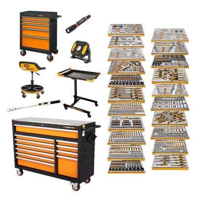 KDTMEGAMOD1024 image(0) - GearWrench 1024 Piece MEGAMOD Master Mechanics Tool Set Inch Premium Modular Foam Trays with Tool Storage