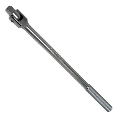 KTI24080 image(0) - K Tool International 3/4" Drive Breaker Bar, 20" Long, Polished Chrome Flex Head