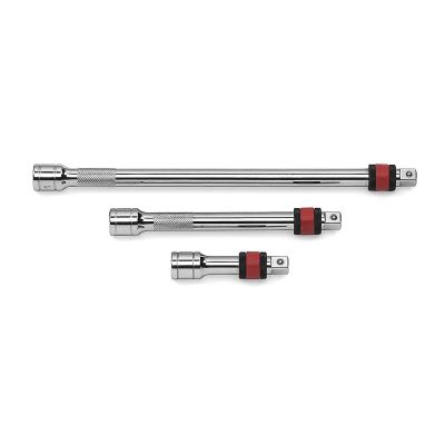 KDT81202 image(0) - GearWrench 3 Piece 3/8 Inch Drive Locking Extension Set 3 Inch, 6 Inch & 10 Inch