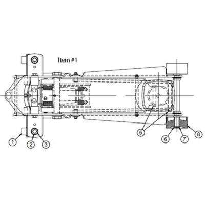 OME231583 image(0) - Omega REAR CASTER FOR YA667