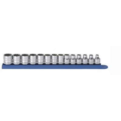 KDT80560 image(0) - GearWrench 14 Piece 3/8 Inch Drive 12 Point Standard Metric Socket Set