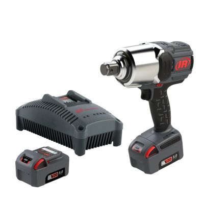 IRTW8191-K2 image(0) - Ingersoll Rand 1" 20V Cordless Impact Wrench 2 Battery Kit, 2000 ft-lb Torque, Friction Ring, Pistol