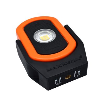 MXN00813 image(1) - Maxxeon WorkStar® 813 CYCLOPS Rechargeable Work Light - HiViz Orange