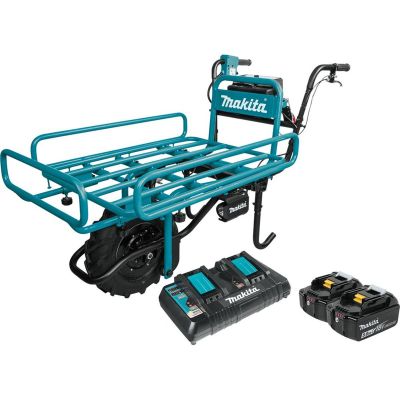 MAKXUC image(0) - Makita 18V X2 Cordless Power-Assisted Flat Dolly Kit