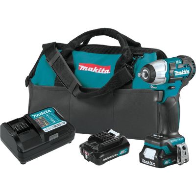 MAKWT05R1 image(0) - Makita 12V max Cordless 3/8" Sq. Dr. Impact Wrench Kit