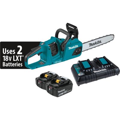 MAKXCU07PT image(0) - Makita 36V (18V X2) LXT® Brushless 14" Chain Saw Kit (5.0Ah)