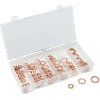 TIT45217 image(0) - TITAN 110-PC COPPER WASHER ASSORTMENT