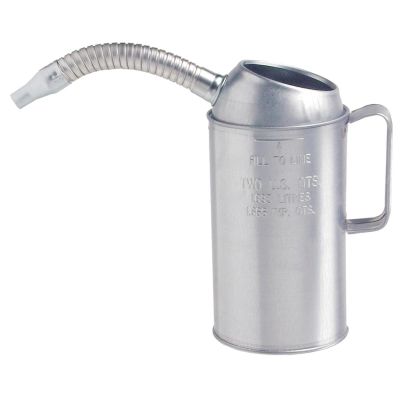 PLW75-444 image(0) - Plews Edelmann MEASURE LIQUID 4 QT. GALV STEEL FLEXIBLE SPOUT