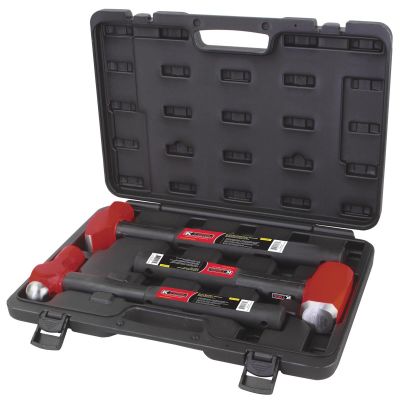 KTI71760 image(0) - K Tool International Forged Steel Hammer 3-Piece Kit