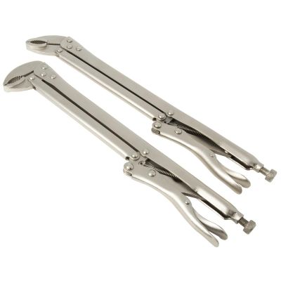 JSP99591 image(0) - J S Products (steelman) 2pc XL Locking Pliers Set