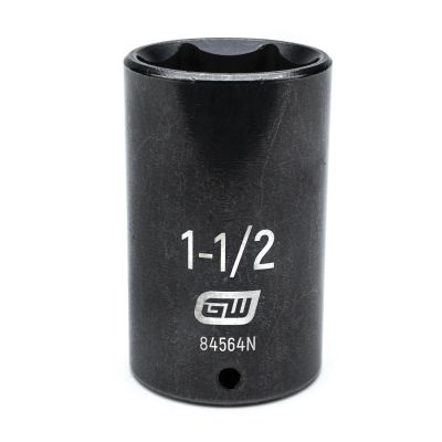 KDT84564N image(0) - GearWrench 1/2 Inch Drive 6 Point Deep Impact SAE Socket 1-1/2 Inch